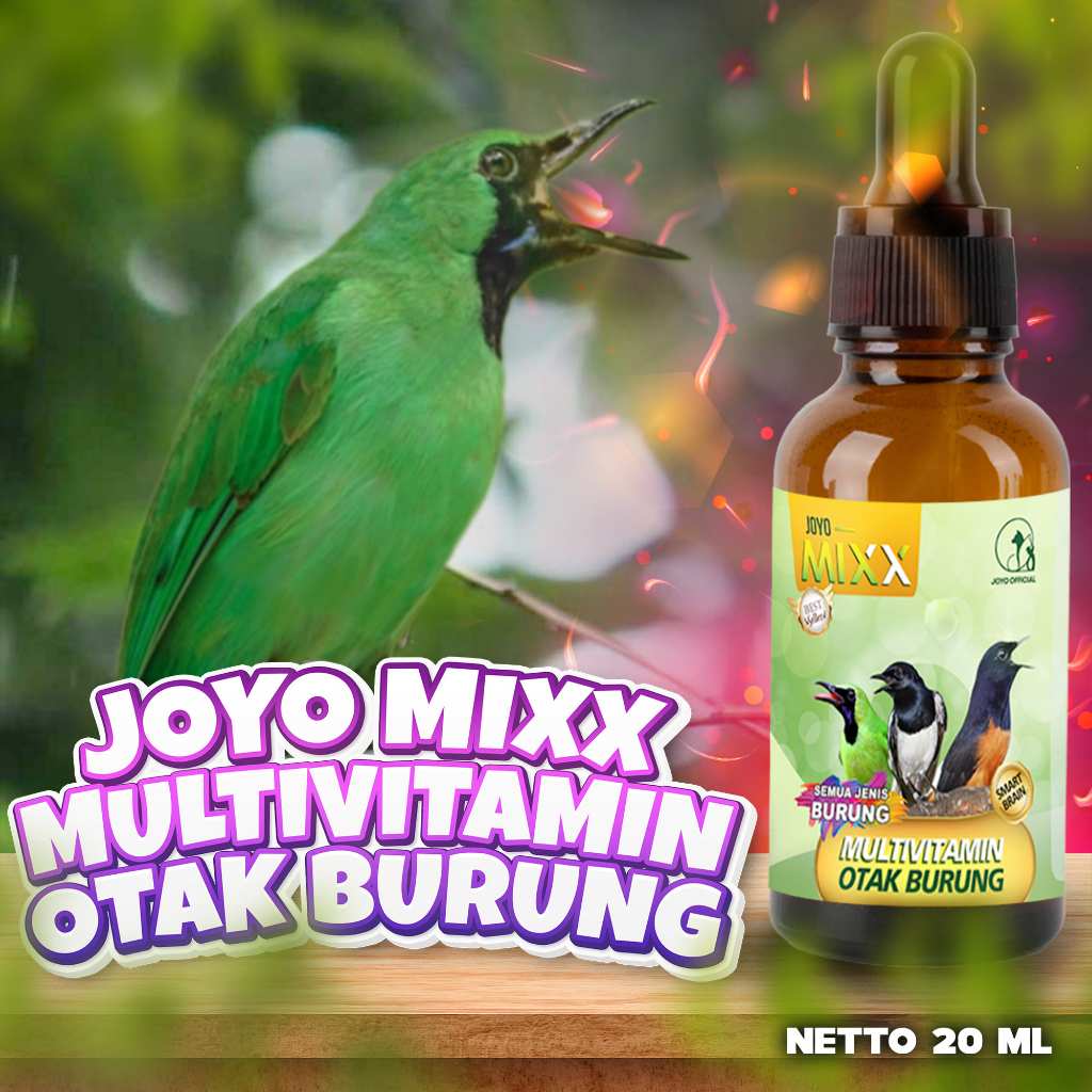 VITAMIN OTAK | MULTIVITAMIN OTAK | VITAMIN  BURUNG CERDAS & PINTAR | DAYA INGAT BURUNG | MIXX MULTIV