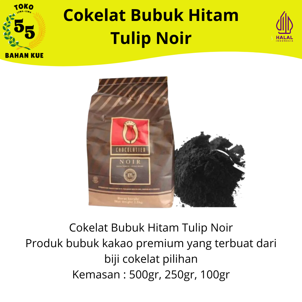 Cokelat Bubuk Tulip Noir / Cokelat Bubuk Black Forest Tulip