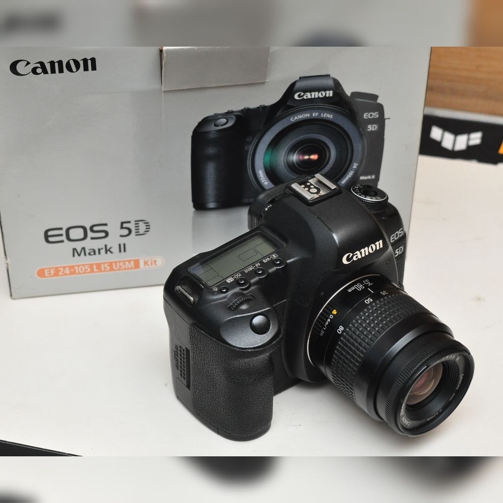 Canon 5D mark ii + Kit 35-80mm Fullset Good Condition