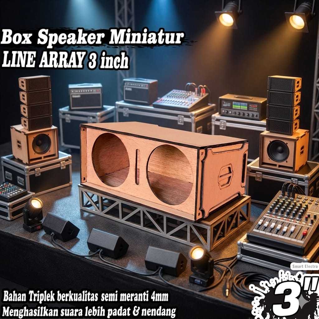 Box Speaker Miniatur Line Array 3 Inch
