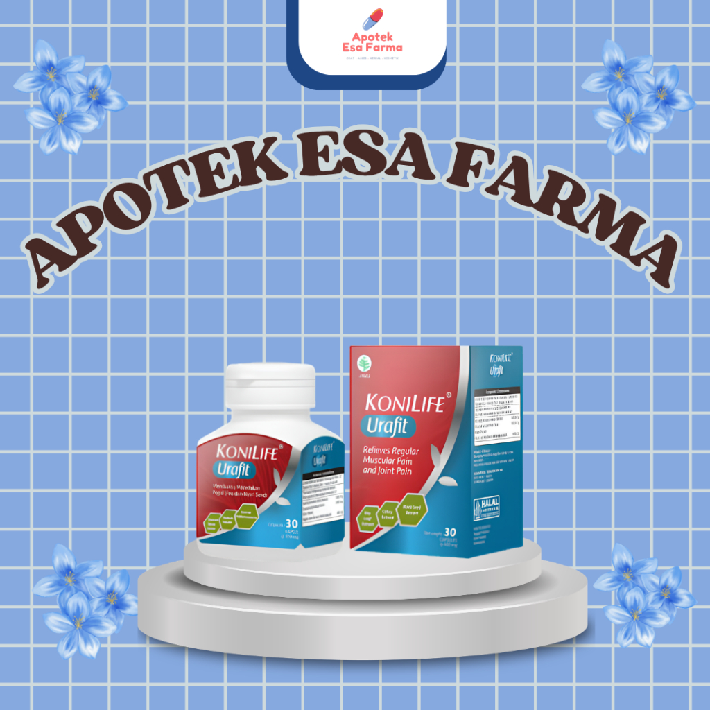 Konilife Urafit Food Supplement Botol 30 Alami Bebas Asam Urat