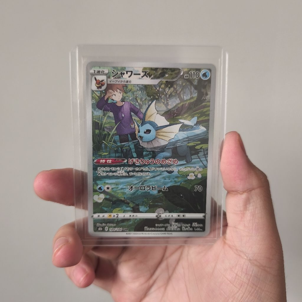 Kartu Pokemon | Vaporeon CHR | Japan