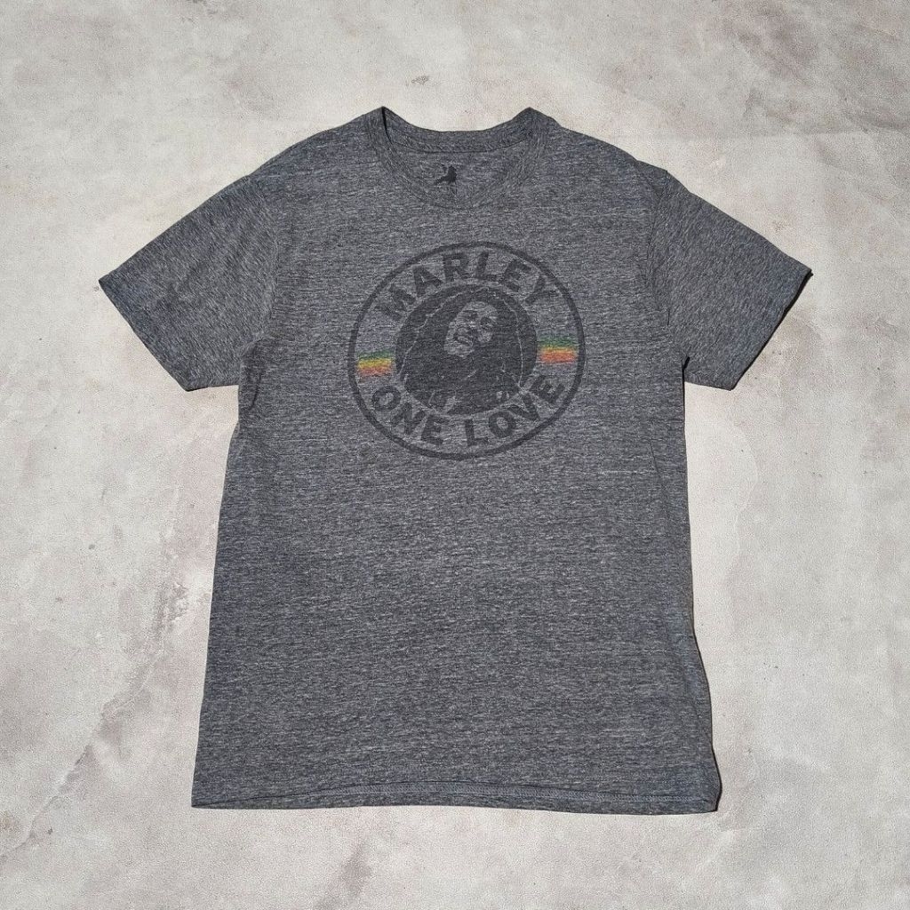 Baju kaos band pria Zion bob marley abu