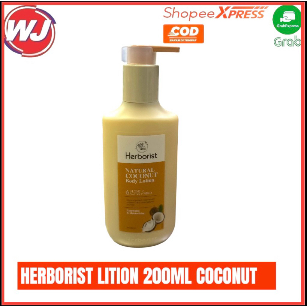 HERBORIST LOTION 200ML COCONUT