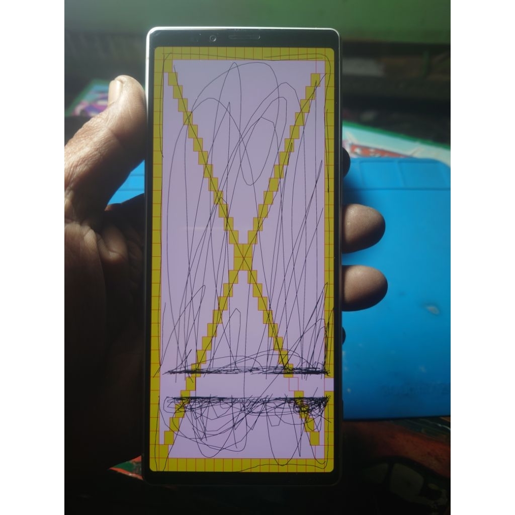 lcd Sony Xperia 1 copotan ada minus