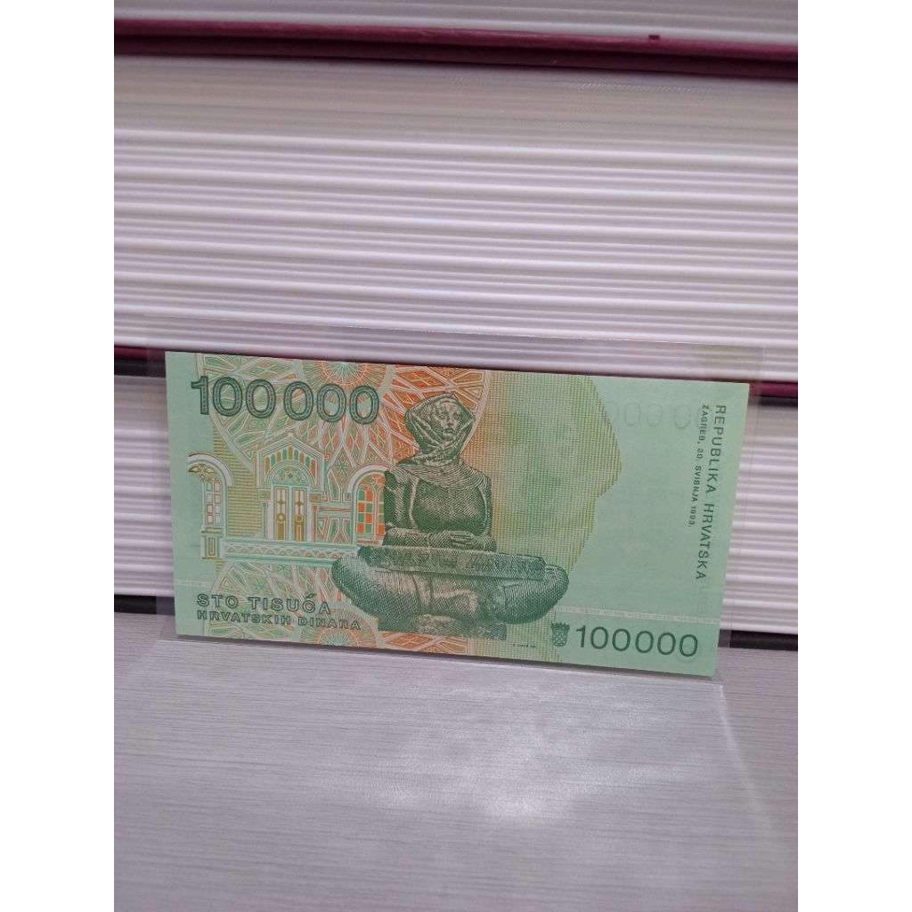Uang Kuno Ukraina 100000hryvina UNC untuk Koleksi Numismatik terbaik