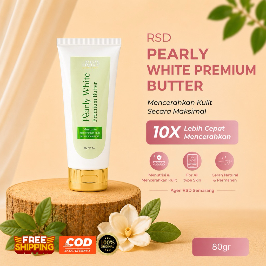 RSD SKIN - (80GR) PEARLY WHITE PREMIUM BUTTER RSD SKIN GLOW