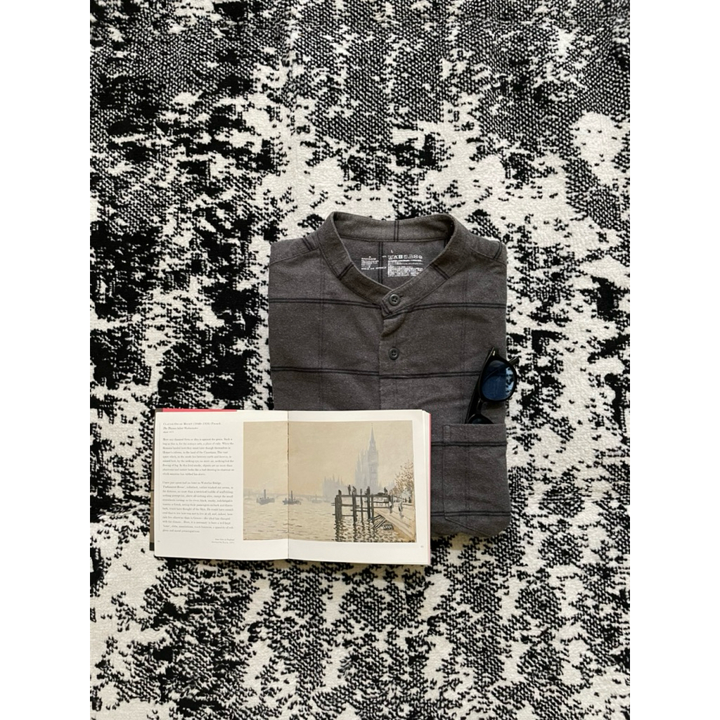 Kemeja flannel shanghai Muji Japan  size L