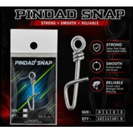 PINDAD SNAP Stainless Steel – Snap Pancing Kuat Anti Karat (Size 0–3)