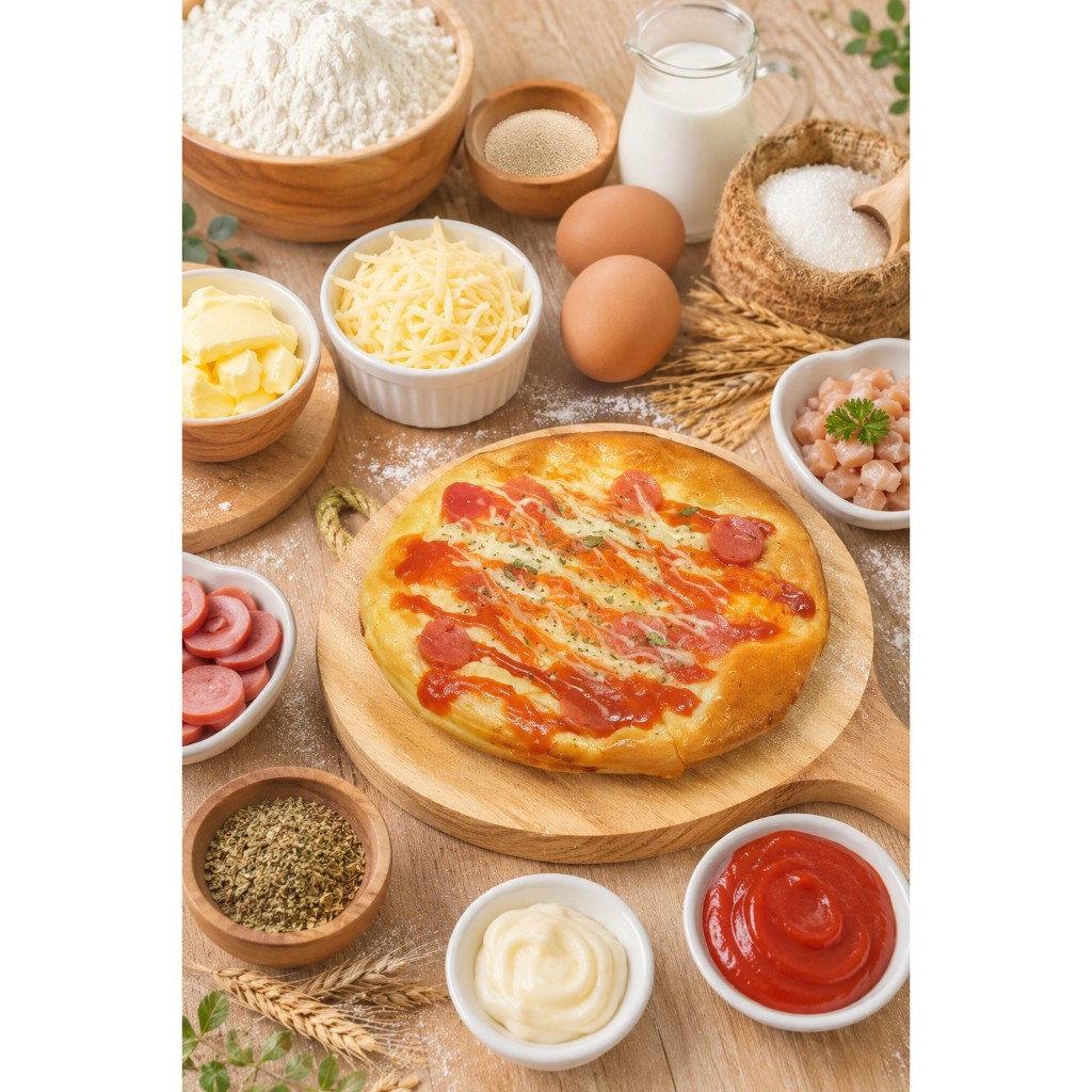 Pizza Mini / Roti Pizza / Pizza Bulat - Home Made
