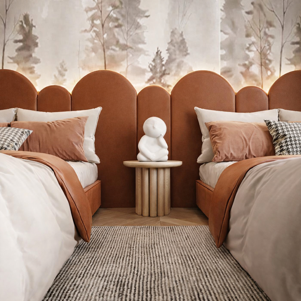 Headboard Kamar Tidur Ukuran request - Headboard Wallpanel Pengama  Dinding Busa Anak - HB