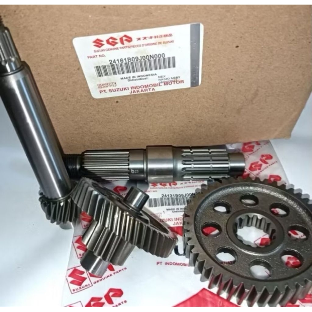 Gigi Rasio Set Gardan Suzuki Nex 110 Karbu Nex 110 Fi Lets Adres