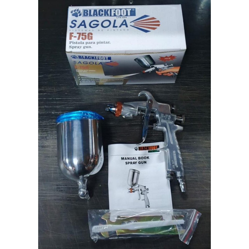 Spray gun sagola balck foot