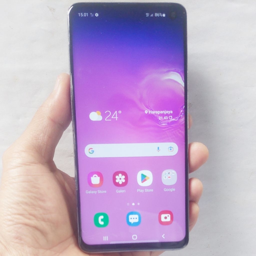 Handphone Hp Samsung Galaxy S10 Second 8/128 NFC Eks Resmi Sein