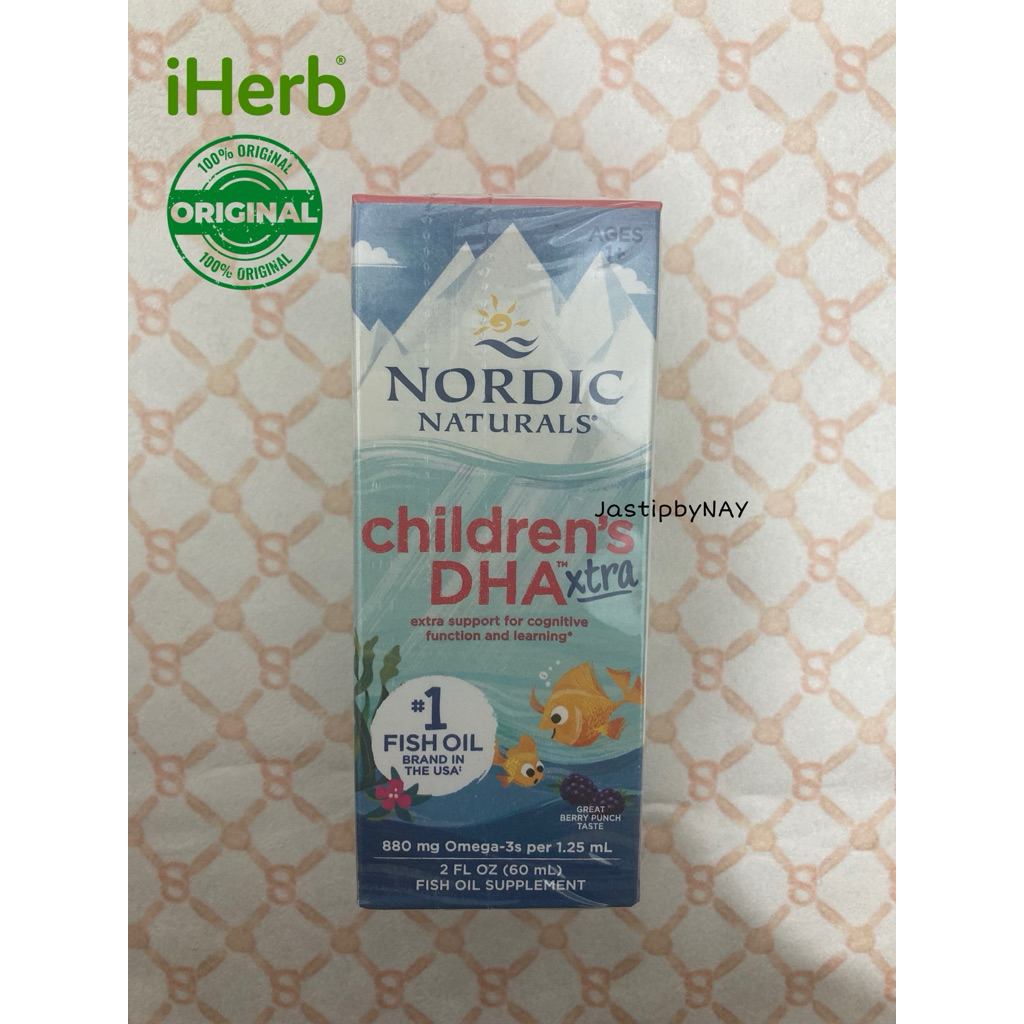 Nordic Children’s DHA Xtra 60 ml ORIGINAL iHerb