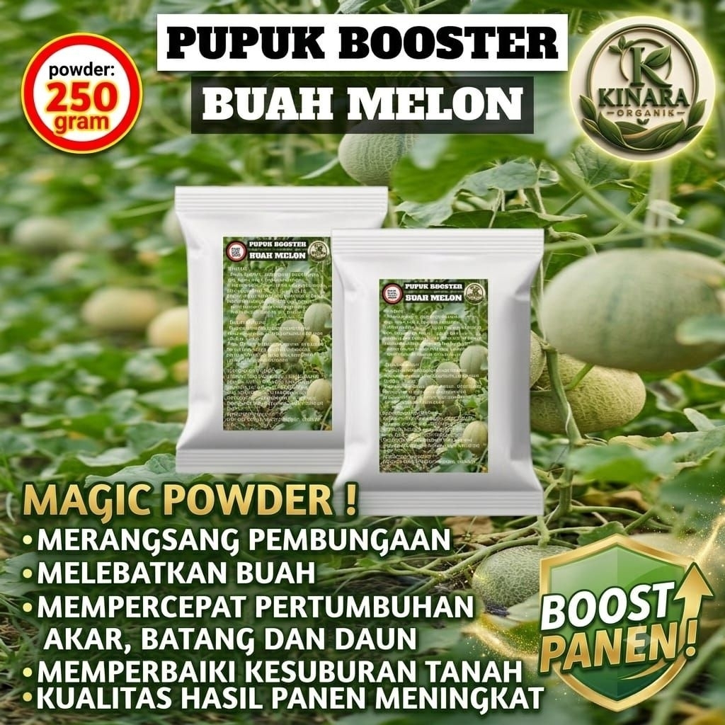 pupuk boster buah melon/pupuk booster buah melon 250gram
