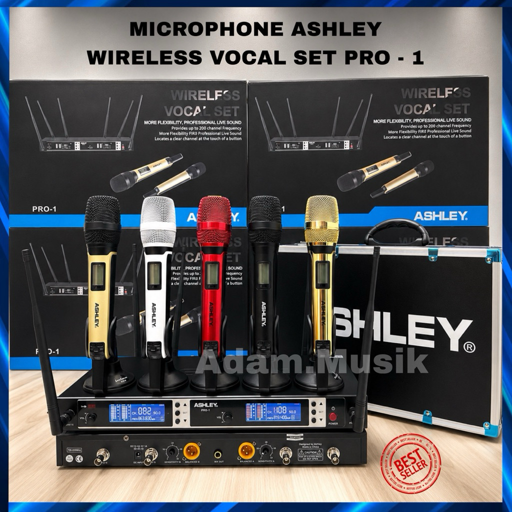 Mic wireless Ashley PRO 1 original ashley PRO1 free koper ashley Pro 1