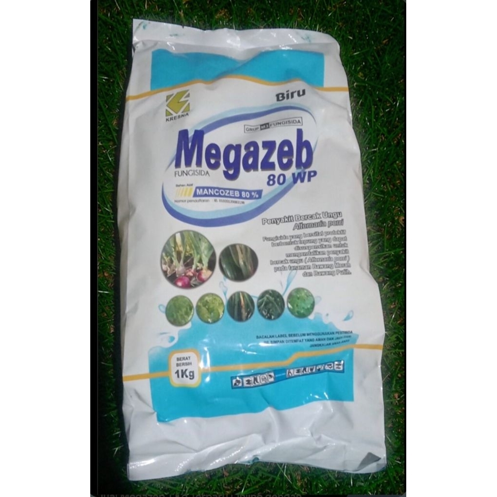 Fungisida Mankozeb Biru 1KG - Efektif untuk Bercak Ungu, Kompatibel, Aman