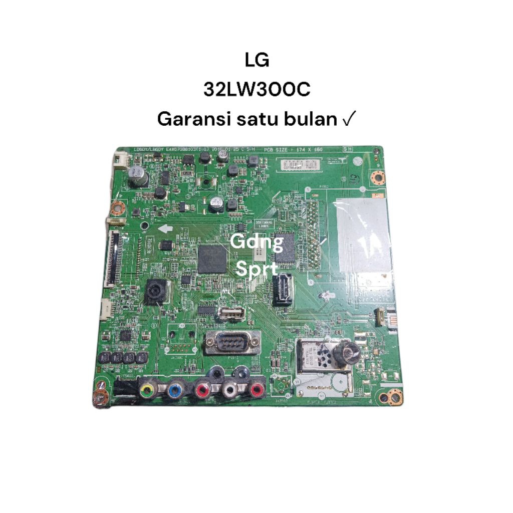 Mb LG 32LW300C digital tv mainboard mobo modul mesin tv
