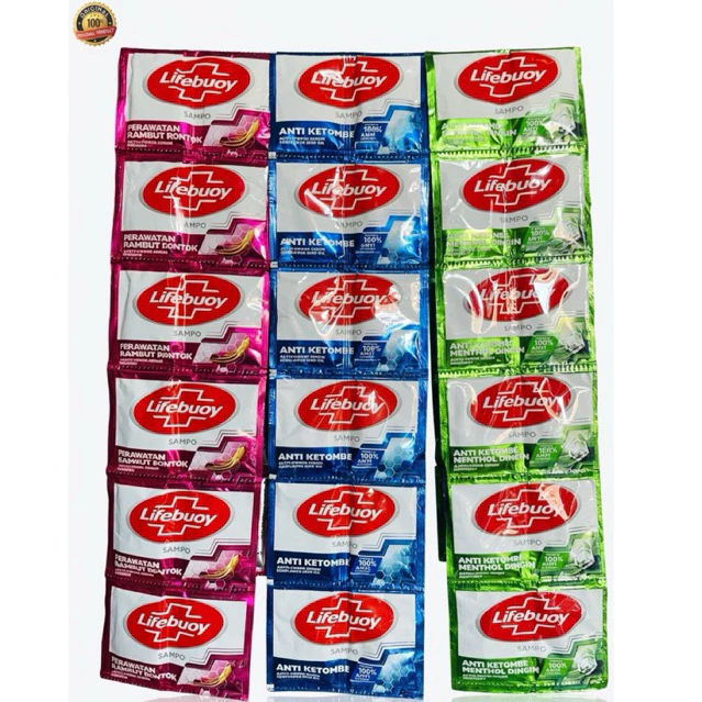 (1/2 Renteng) LIFEBUOY Shampo Sachet || 12pcs LIFEBUOY Shampo Sachet