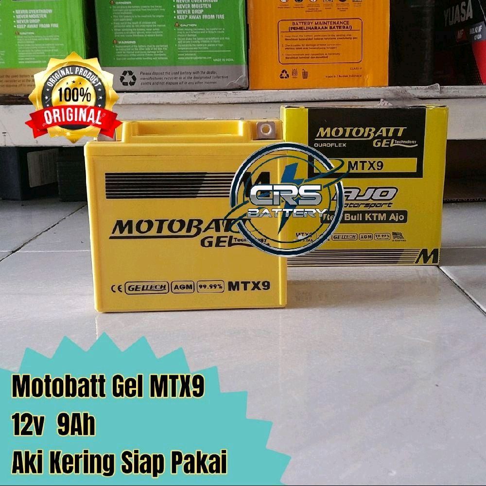 Aki Motor Benelli Patagonian Eagle, Suzuki Thunder 125 Accu Gel Motobatt MTX9