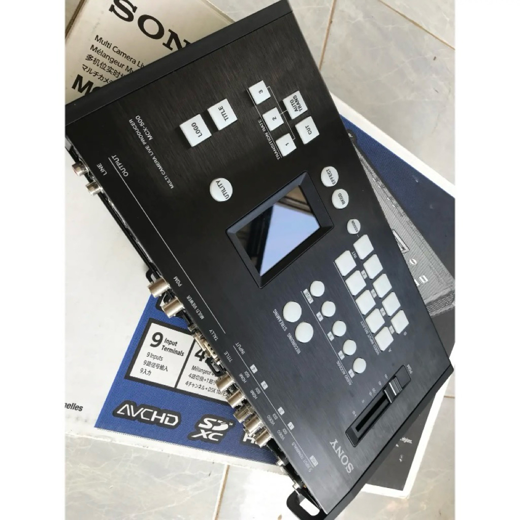 SONY MCX500 + TALLY LIGHT 4CHANNEL SECOND KONDISI BAGUS