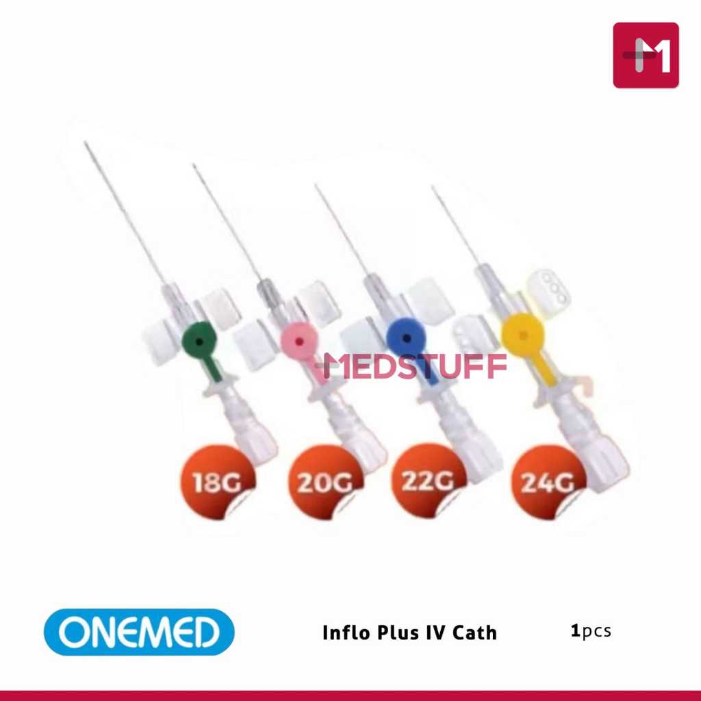 Jarum Infus Inflo IV Catheter Plus Abbocath Abocath 20G 22G 24G Onemed