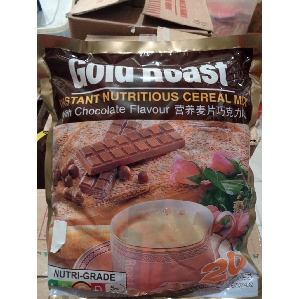 Goldroast sereal rasa coklat 30grm × 20 saset