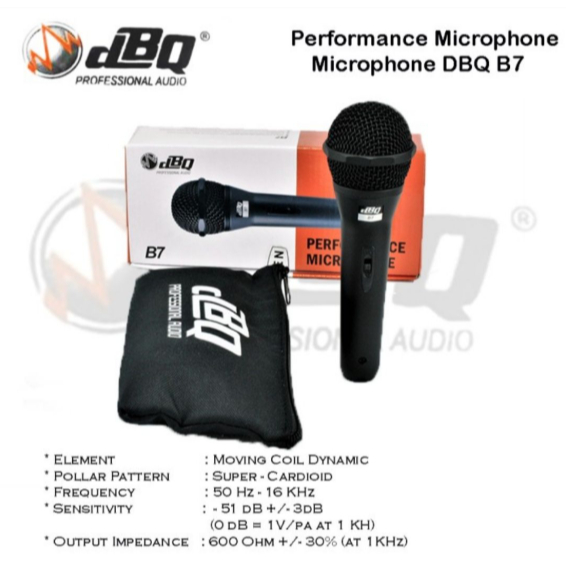 MIKE DYNAMIC B7 DBQ / MIC VOKAL DBQ / MIC DBQ