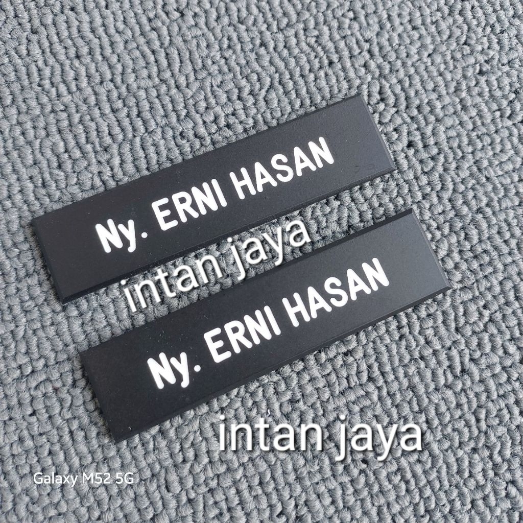 Papan Nama Doff Persit / Pegawai | Name Tag Persit / Pns