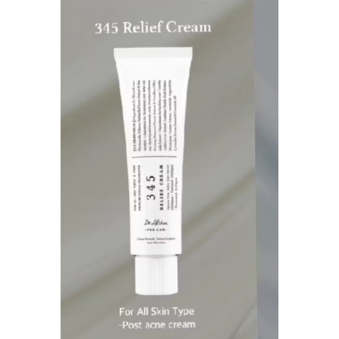 Dr. Althea 345 Relief Cream 50ml - Vegan, Melembapkan, dan Menenangkan Kulit
