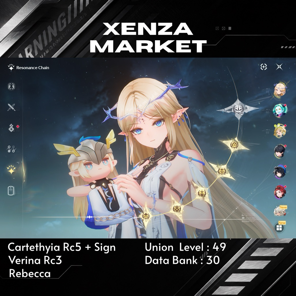 [SEA][UL 49] Cartethyia Rc5 + Signature | Verina Rc3 | Rebecca [AKUN WUTHERING WAVES][WUWA]