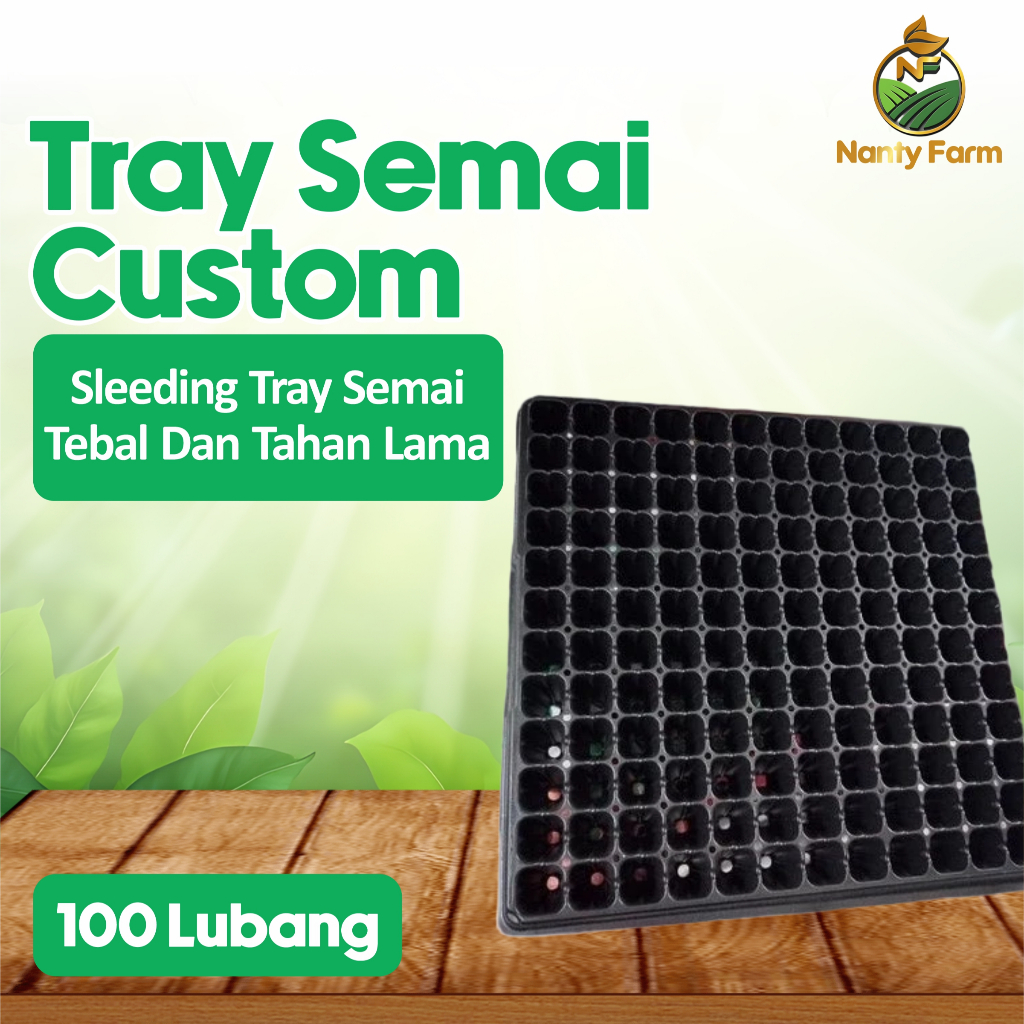 Tray Semai Potray 100 Lubang Custom - Tray Semai 10x10