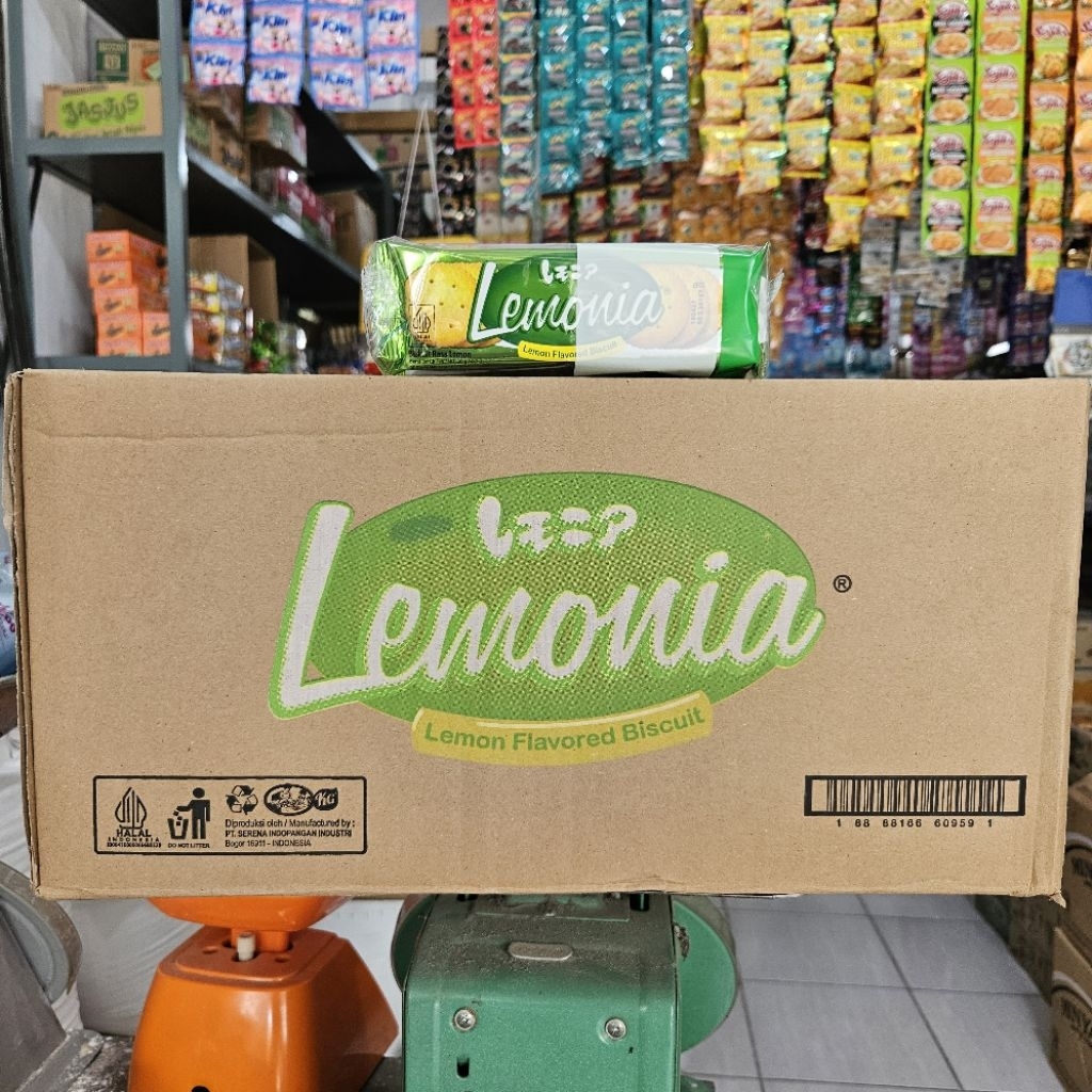 1 Dus Biskuit Lemonia isi 120 Sachet