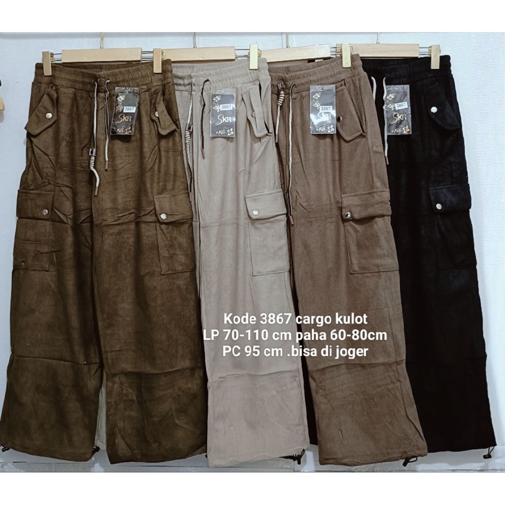 CELANA KULOT CARGO SKR #SELVIAFASHION89