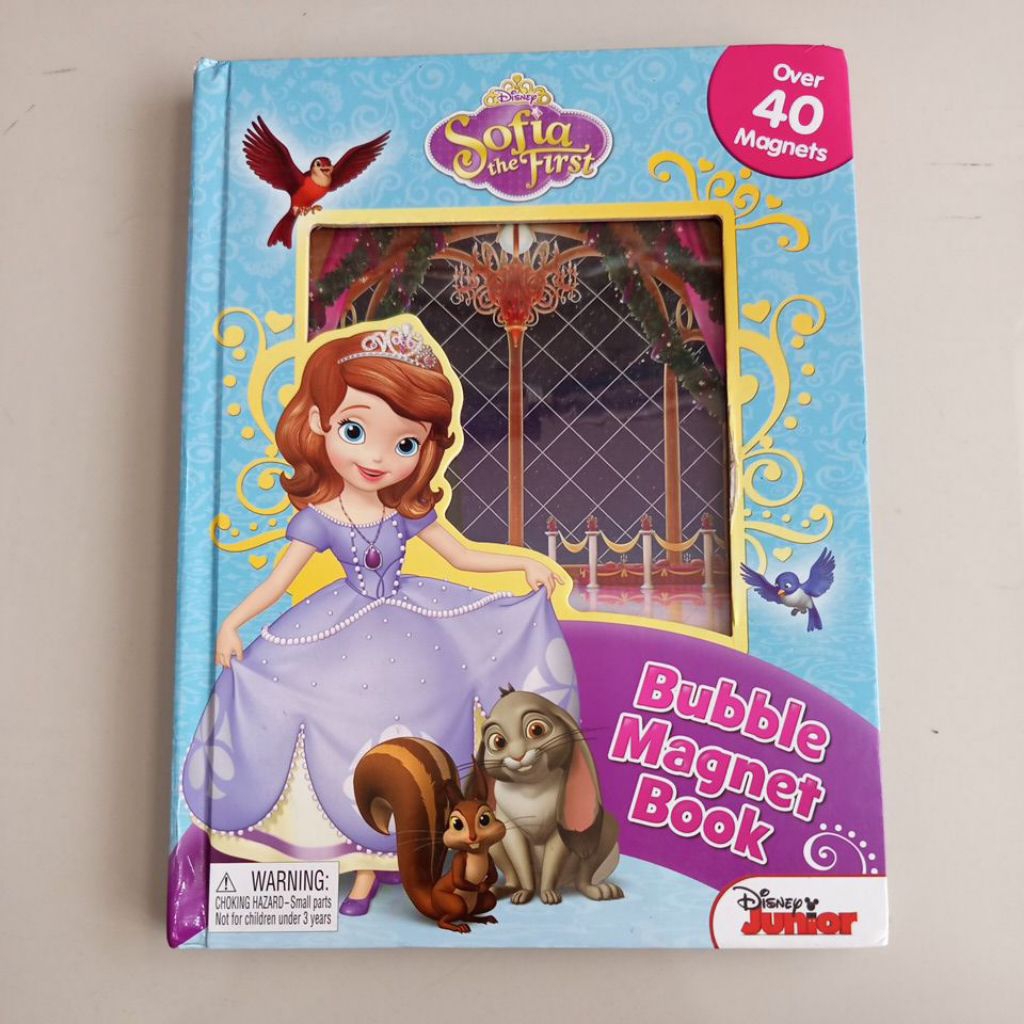 BOARDBOOK SOFIA THE FIRST BUBBLE MAGNET BOOK