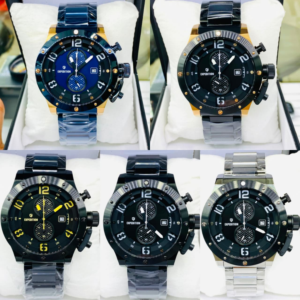 JAM TANGAN PRIA EXPEDITION E 6381 / E6381 / EXP-6381 CHRONOGRPAH ORIGINAL