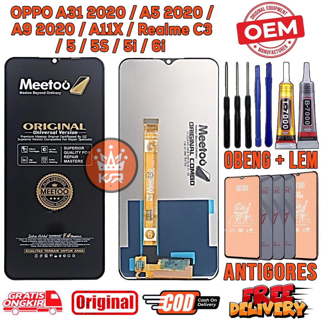 Lcd Oppo A31 2020 Original OEM Lcd Touchscreen Oppo A31 2020 Fullset