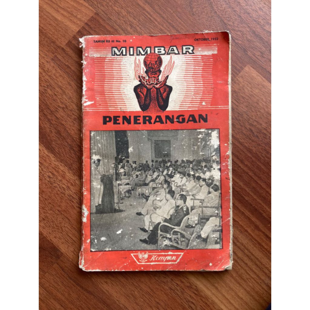 Buku mimbar penerangan tahun ke III No 10 - Oktober 1952