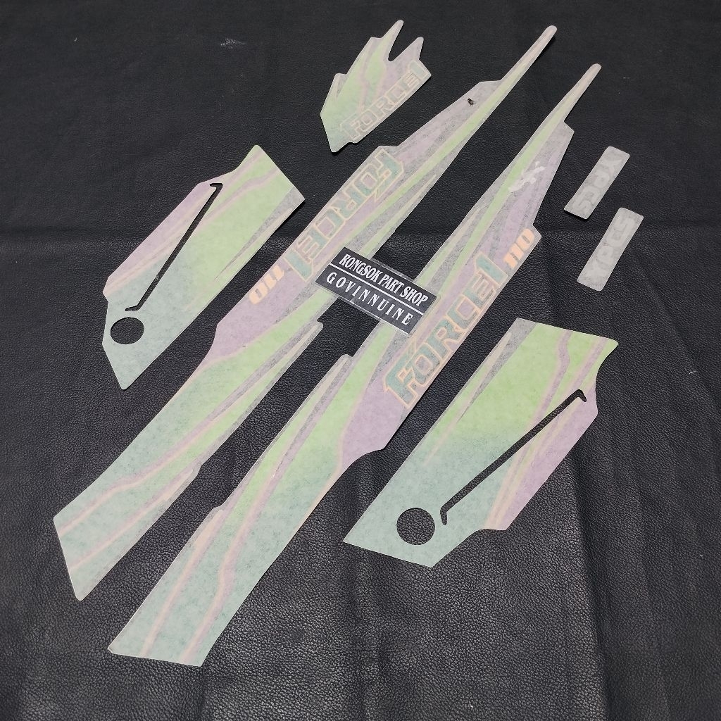 striping stiker sticker force1 force 1 poswan 95 1995 hijau ori asli