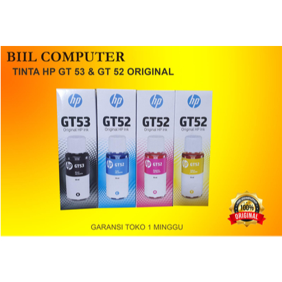 TINTA HP GT 53 & GT 52 ORIGINAL