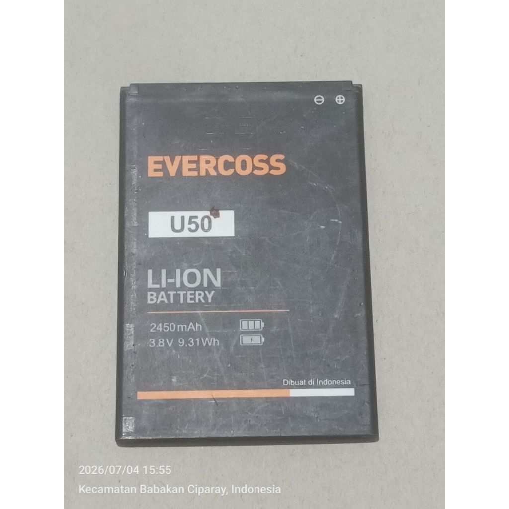 baterai Evercoss u 50
