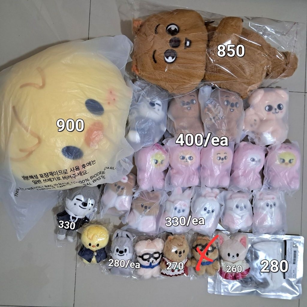 [ready stock] skzoo plush toy skzoo 10cm skzoo magnet wolfchan leebit jiniret quokka bbokari puppym