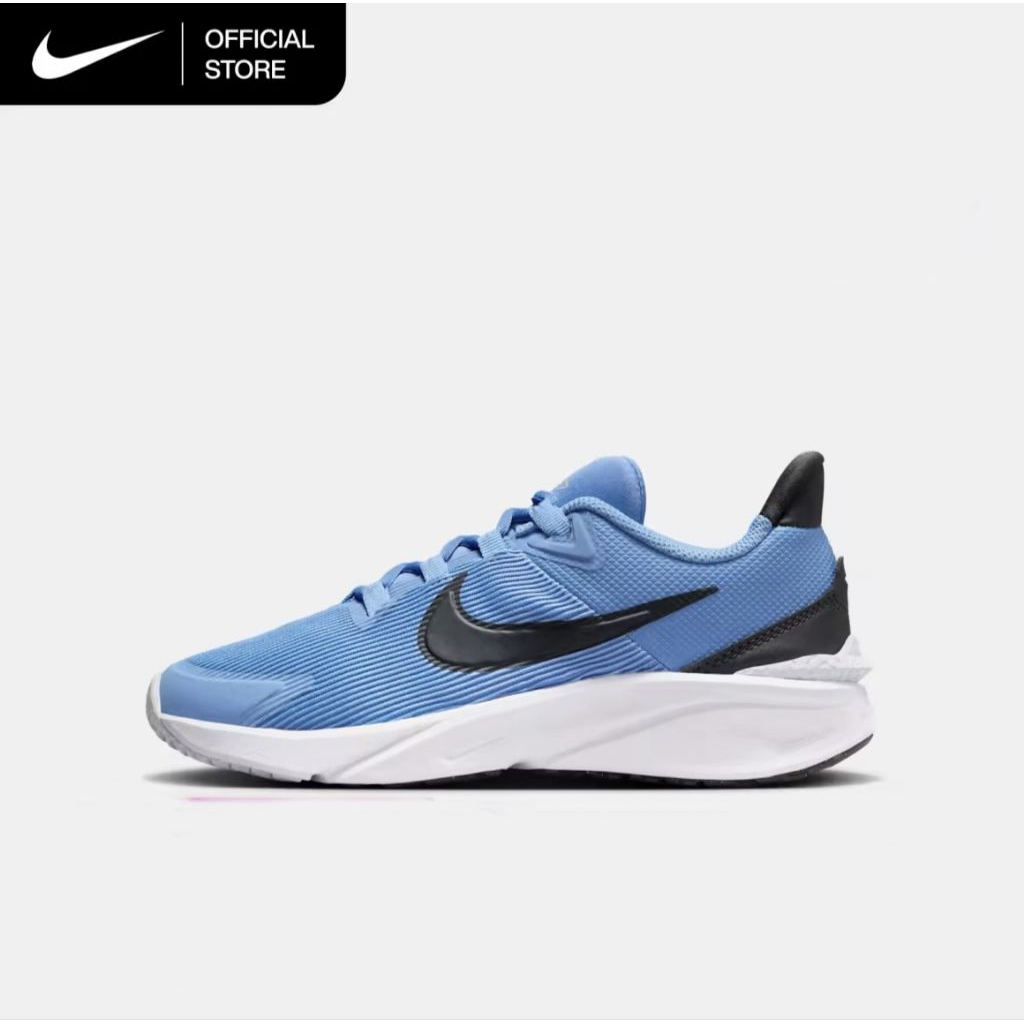 Nike Sepatu Anak-Anak Star Runner 4 Road Running - Blue Beyond [DX7615-408]