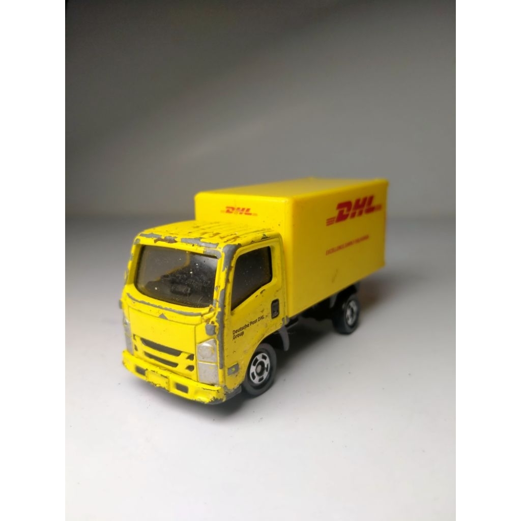 Diecast Tomica Truck Isuzu ELF DHL ,Loose Second