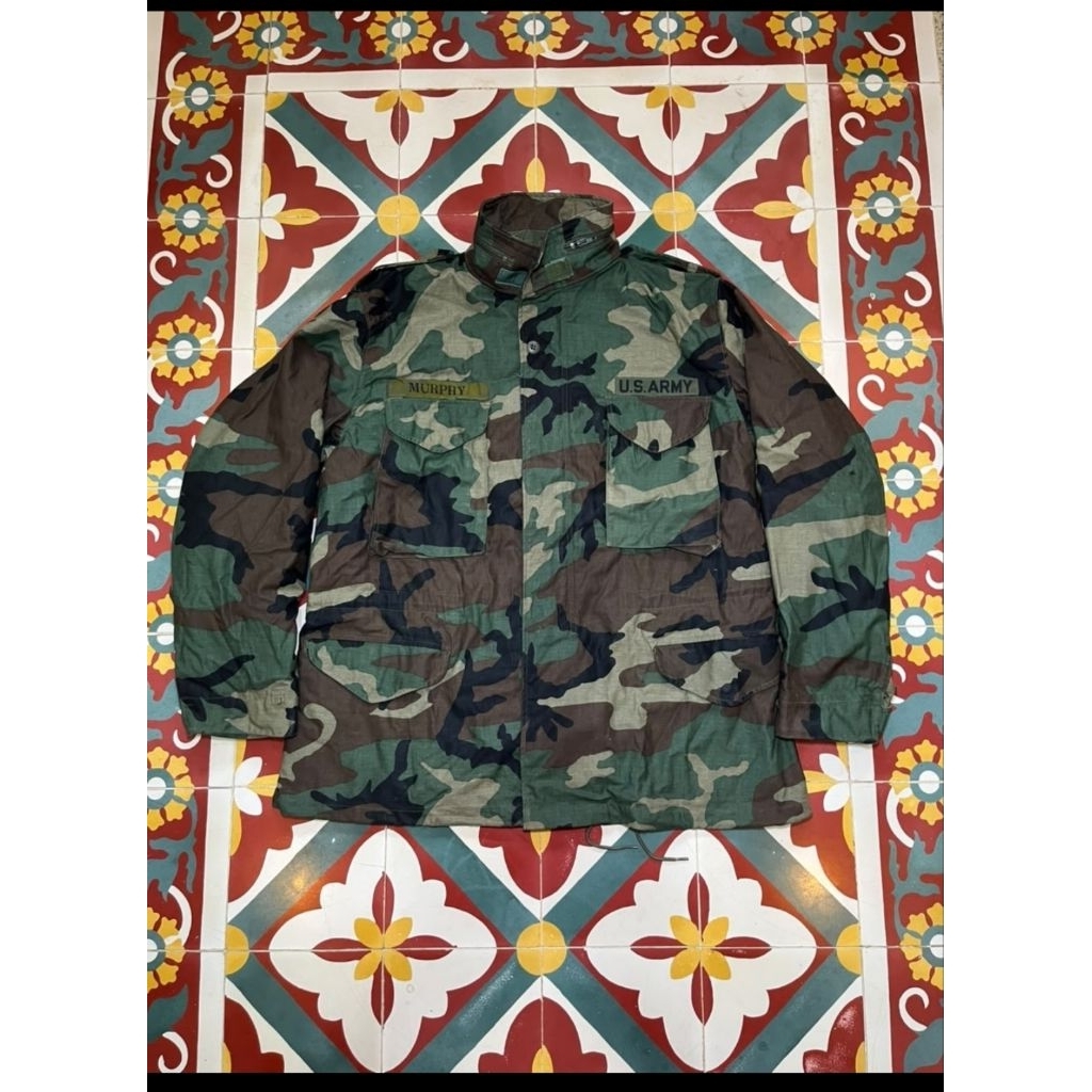 Jaket M65 Woodland Mint Condition