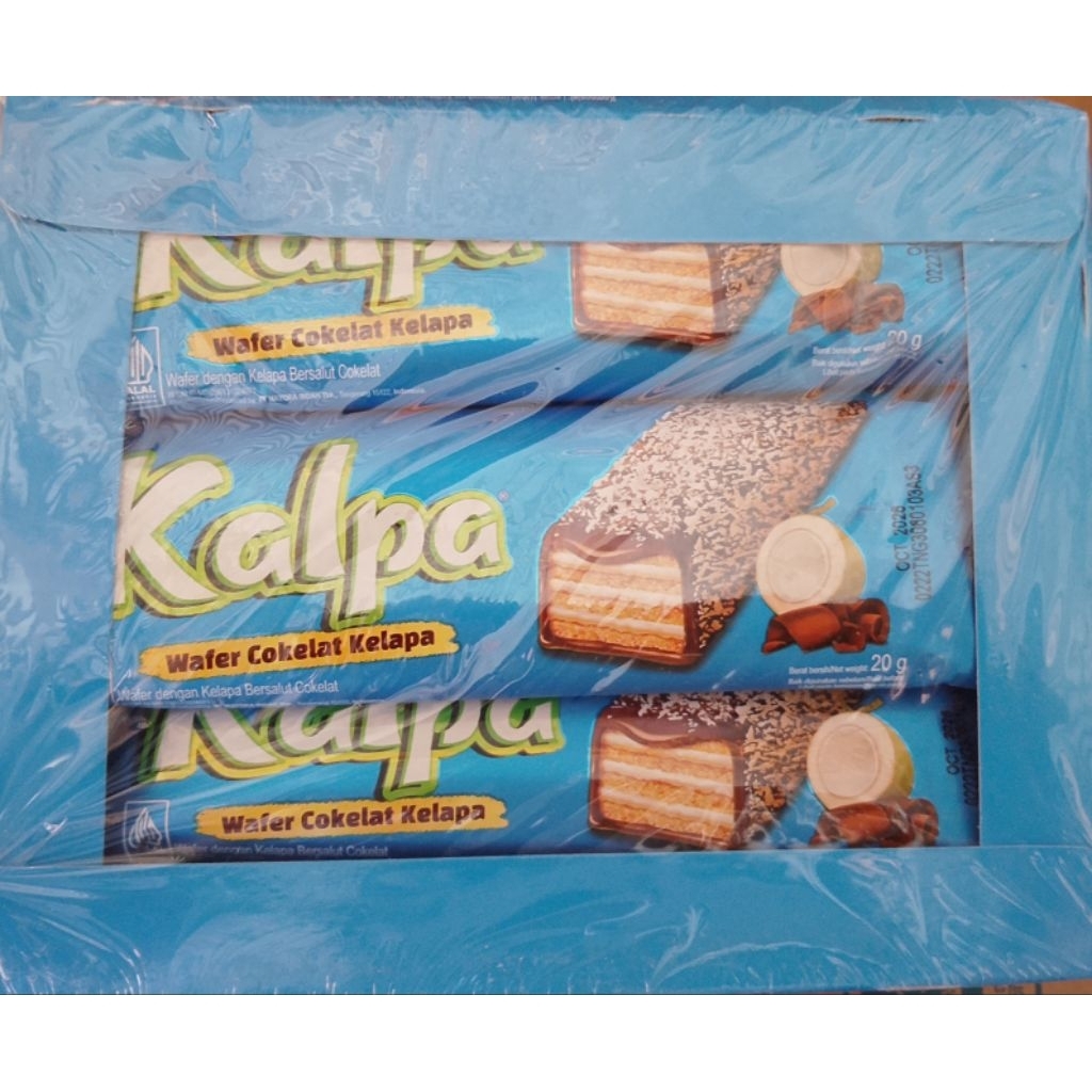 Mayora Wafer Coklat Kelapa Taburan - 1 Box 20gr