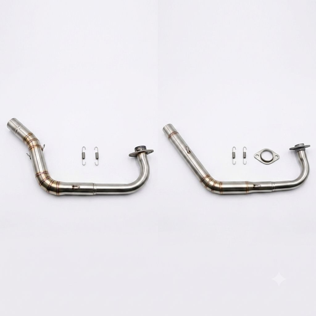 Leher Knalpot Samlong Salemba Inlet 45mm Beat Vario Mio Pcx Nmax