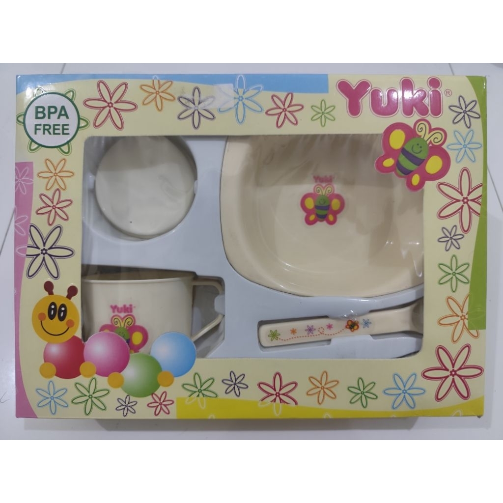 [NEW] YUKI BABY GIFT SET / FEEDING SET / PERALATAN MAKAN BAYI