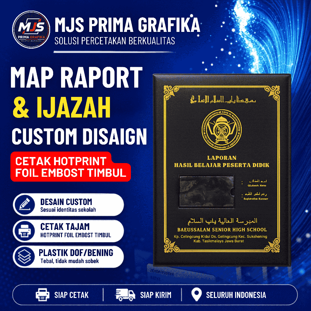 MAP RAPORT & IJAZAH CUSTOM DISAIGN